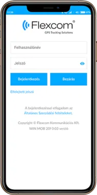 Flexcom mobilmjukvara för spårning